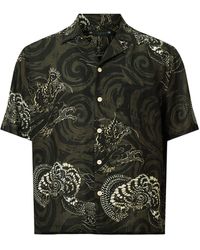 AllSaints - Printed Sidewinder Shirt - Lyst