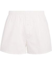 Hanro - Woven Plain Boxer Shorts - Lyst
