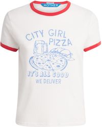 Mother - Cotton The Lil Goodie Ringer T-Shirt - Lyst