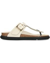 Birkenstock - Patent Leather Gizeh Sandals - Lyst