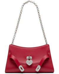 McQueen - Mini Leather Locke Shoulder Bag - Lyst