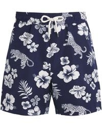 Polo Ralph Lauren - Seersucker Printed Traveller Swim Shorts - Lyst