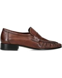 The Row - Soft Leather Loafers - Lyst