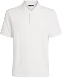 Vince - Pima Cotton Knit Polo Shirt - Lyst