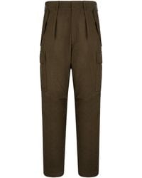 Tom Ford - Virgin Wool-Blend Cargo Trousers - Lyst