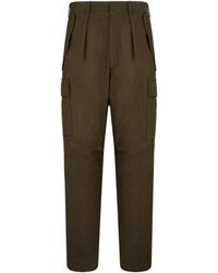 Tom Ford - Virgin Wool-Blend Cargo Trousers - Lyst