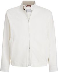 Brunello Cucinelli - Cotton-Blend Water-Resistant Jacket - Lyst