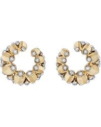 Cartier - And Diamond Grain De Café Earrings - Lyst