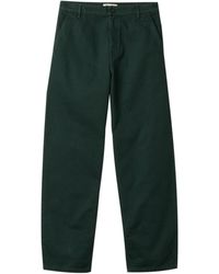 Miu Miu - Cotton Gabardine Trousers - Lyst