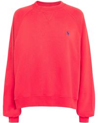 Polo Ralph Lauren - Cotton-Blend Polo Pony Sweatshirt - Lyst