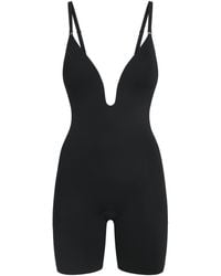 Spanx - Shape Suit Your Fancy Plunge Mid-Thigh Bodysuit - Lyst