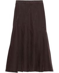 MAX&Co. - Cotton Midi Skirt - Lyst