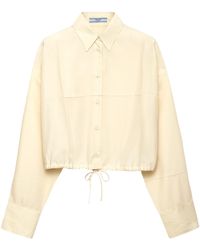 Prada - Technical Canvas Oversized Shirt - Lyst