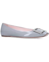Roger Vivier - Patent Leather Trompette Ballet Flats - Lyst