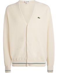Lacoste - Cotton Heritage Cardigan - Lyst