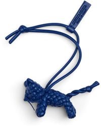 Bottega Veneta - Leather Intrecciato Cat Charm - Lyst