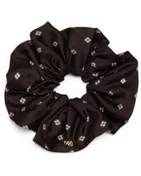 Sandro - Satin Scarf Print Scrunchie - Lyst