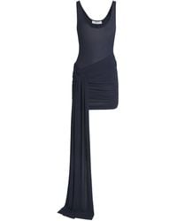 Alex Perry - Scoop-Neck Wrap Mini Dress - Lyst