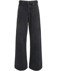 FRAME - Belted The Loose Jeans - Lyst
