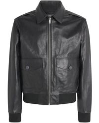 A.P.C. - Gael Leather Jacket - Lyst
