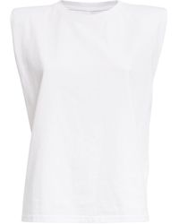 Alo Yoga - Cotton Headliner Sleeveless T-shirt - Lyst