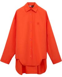 Loewe - X Paula's Ibiza Cotton-Blend Anagram Shirt - Lyst