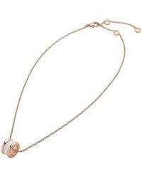 BVLGARI - And Diamond B.Zero1 Necklace - Lyst