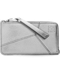 Loewe - Leather Puzzle Coin And Card Holder - Lyst