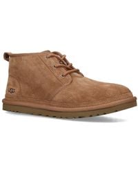 UGG - Suede Neumel Lace-Up Boots - Lyst