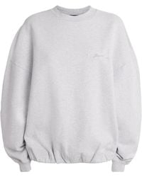 Jacquemus - Cotton Logo Sweatshirt - Lyst