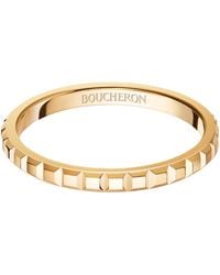 Boucheron - Mini Clou De Paris Wedding Ring - Lyst