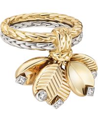 Cartier - And Diamond Grain De Café Ring - Lyst