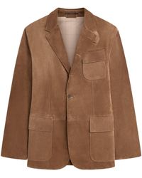 dunhill - Suede Blazer - Lyst