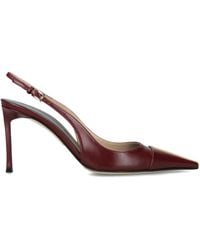 Tom Ford - Leather T Slingback Pumps 85 - Lyst