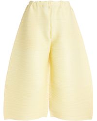 Pleats Please Issey Miyake - Wide-Leg Thicker Bottoms 2 Trousers - Lyst