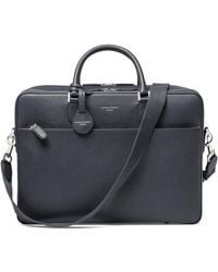 Aspinal of London - Leather 48 Hour Mount Street Travel Bag - Lyst