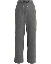 Max Mara - Stretch-Virgin Wool Cropped Trousers - Lyst