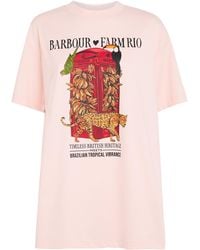 Barbour - X Farm Rio Cotton Maria Clara T-Shirt - Lyst
