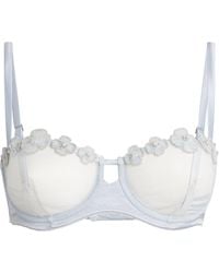 Kiki de Montparnasse - Silk-Blend Chouchou Balconette Bra - Lyst