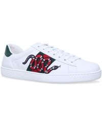 new ace webbed low top sneaker gucci