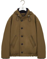 Loewe - Wool-Cotton-Blend Padded Jacket - Lyst