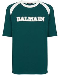 Balmain - Retro Logo T-shirt - Lyst