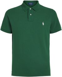 Polo Ralph Lauren - Cotton Mesh Custom-Fit Polo Shirt - Lyst