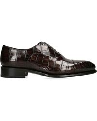 Santoni - Leather Carter Oxford Shoe - Lyst