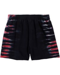 Balenciaga - Tie-Dye Jersey Bermuda Shorts - Lyst