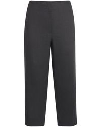 Theory - Linen-Blend Capri Trousers - Lyst