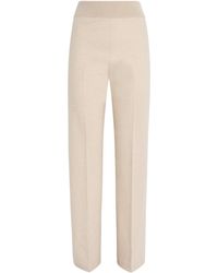 Agnona - Cashmere-Wool Tessa Trousers - Lyst