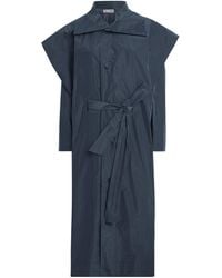 Issey Miyake - Oversized-Collar Correlation Coat - Lyst