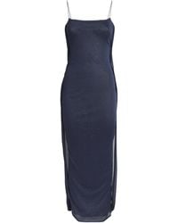 Jacquemus Dao Stretch-knit Maxi Dress in Blue | Lyst