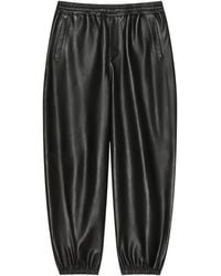 Givenchy - Leather Elasticated Trousers - Lyst